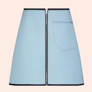 NWT Pearl by Lela Rose Double Face Jersey Skirt Reversible